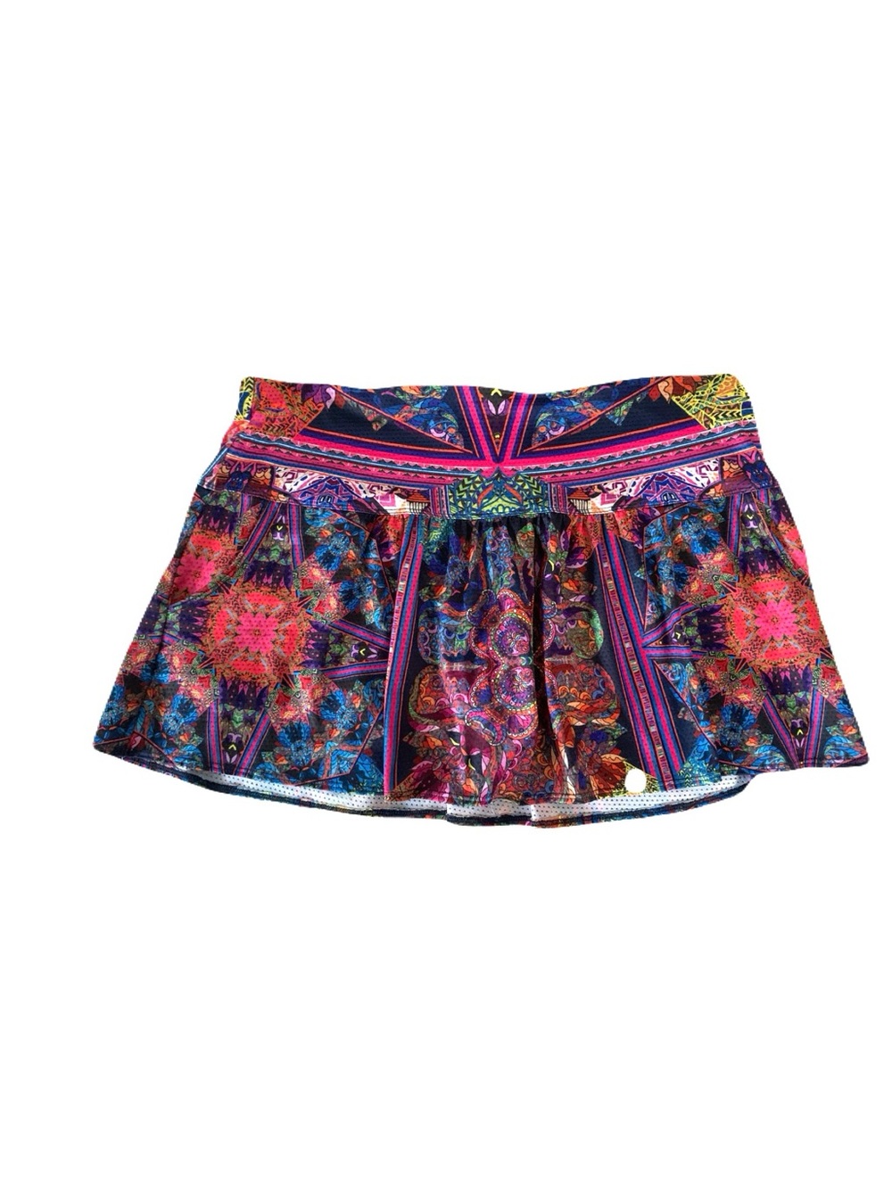 Lucky in Love XL Colorful Graphic Print Skort Pull On Tennis Golf Pickleball
